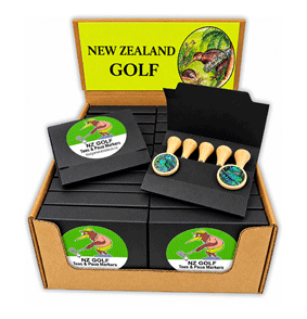 Black Pack tees/paua markers single pack